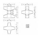 6吨B型扭王字块钢模160套